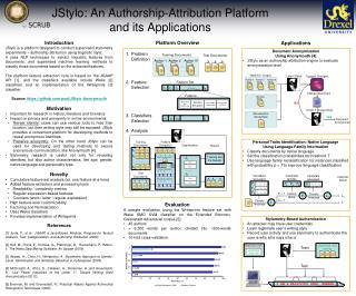 JStylo: An Authorship-Attribution Platform and its Applications