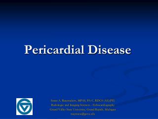 Pericardial Disease