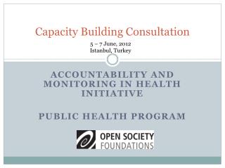 Capacity Building Consultation