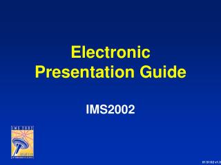 Electronic Presentation Guide