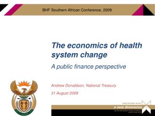 The economics of health system change A public finance perspective