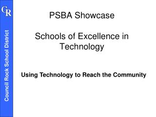 PSBA Showcase Schools of Excellence in Technology
