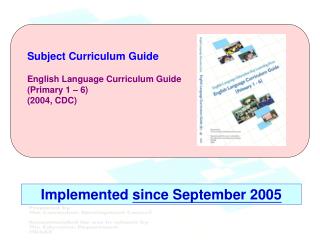 Subject Curriculum Guide