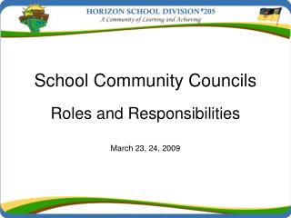 School Community Councils