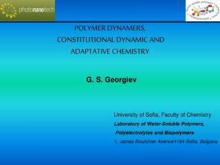 POLYMER DYNAMERS, CONSTITUTIONAL DYNAMIC AND ADAPTATIVE CHEMISTRY