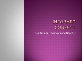 Informed Consent