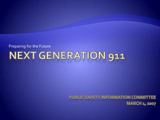 Next Generation 911