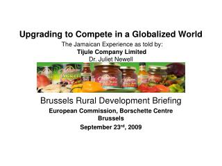 Brussels Rural Development Briefing European Commission, Borschette Centre Brussels