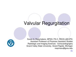 Valvular Regurgitation