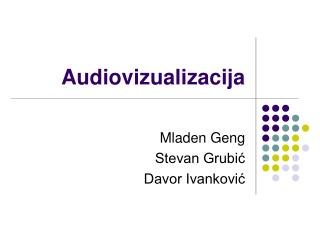 Audiovizualizacija