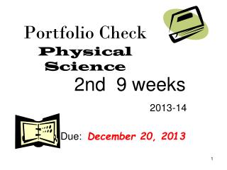 Portfolio Check Physical Science