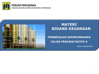 PERUM PERUMNAS (NATIONAL HOUSING &amp; URBAN DEVELOPMENT CORPORATION)