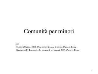 Comunità per minori