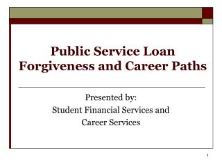 Public Service Loan Forgiveness and Career Paths