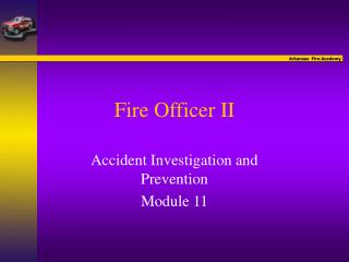 Fire Officer II