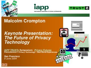 Privacy is about: context control freedom of choice identity integrity