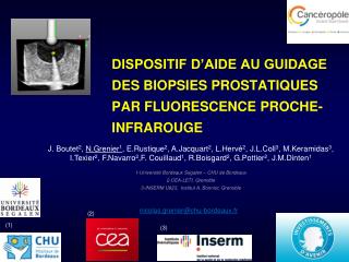 Dispositif d’aide au guidage des biopsies prostatiques par fluorescence proche-infrarouge