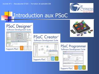 Introduction aux PSoC
