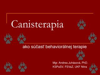 Canisterapia