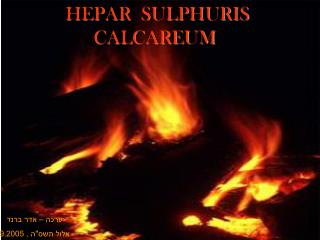 HEPAR SULPHURIS CALCAREUM