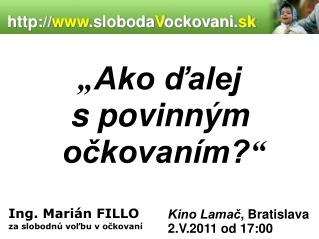 www .sloboda V ockovani. sk