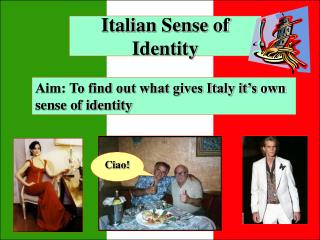 Italian Sense of Identity