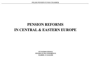 POLISH PENSION FUNDS CHAMBER