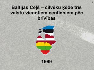 Baltijas Ceļš – cilvēku ķēde trīs valstu vienotiem centieniem pēc brīvības 1989