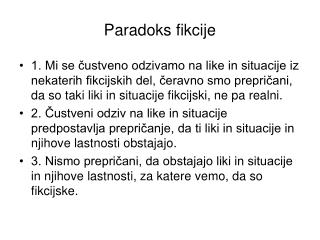 Paradoks fikcije