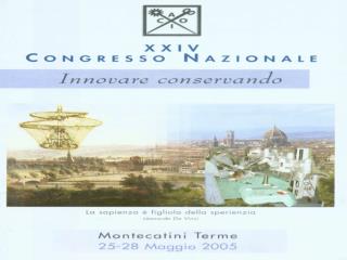 XXIV Congresso Nazionale ACOI Montecatini Terme 25-28 Maggio 2005