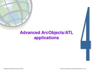 Advanced ArcObjects/ATL applications