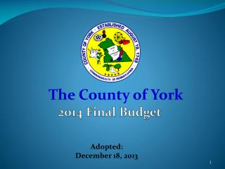 2014 Final Budget