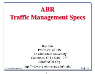 ABR Traffic Management Specs