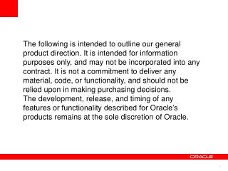 Oracle Support Update