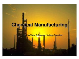 Chemical Manufacturing