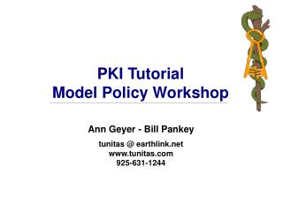 PKI Tutorial Model Policy Workshop