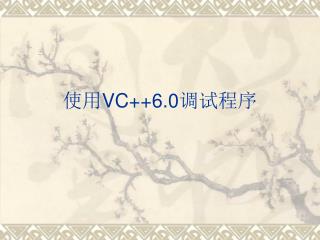 使用 VC++6.0 调试程序