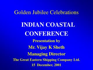 Golden Jubilee Celebrations