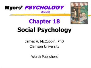 Myers’ PSYCHOLOGY 				(6th Ed)