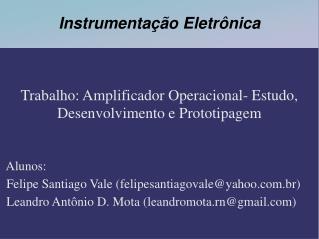 Instrumentação Eletrônica