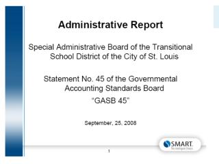 FISCAL YEAR 2008-2009 Financial Report August 2008 Year To Date