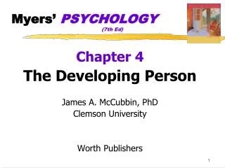 Myers’ PSYCHOLOGY 				(7th Ed)