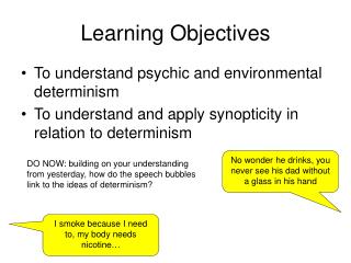 Learning Objectives