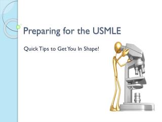 Preparing for the USMLE