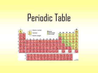 Periodic Table