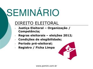 SEMINÁRIO