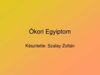 Ókori Egyiptom