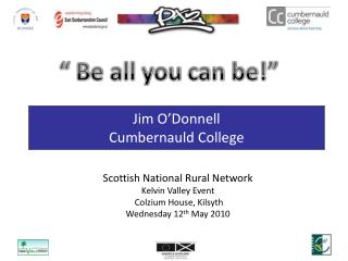 Jim O’Donnell Cumbernauld College