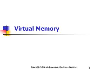 Virtual Memory