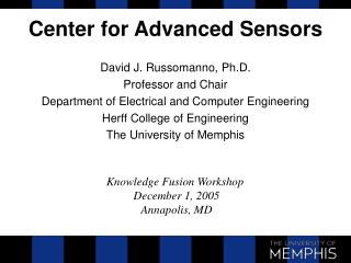 Center for Advanced Sensors